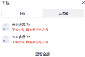 资源下载失败（服务器拒绝访问）-NekoGAL - Galgame传递者